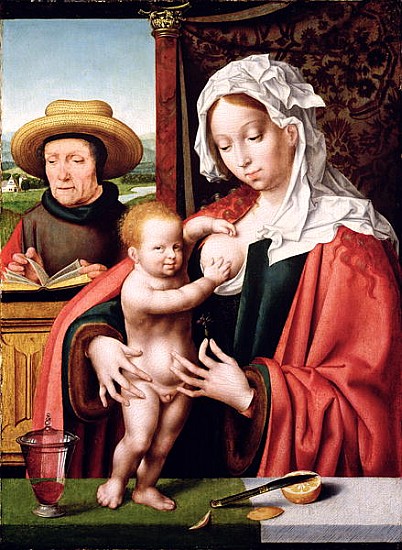 The Holy Family, c.1520 de Joos van Cleve