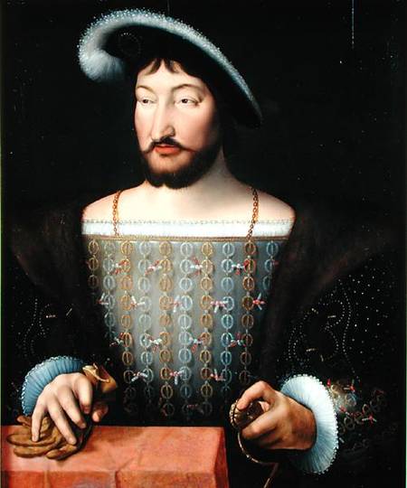 Francois I (1497-1547) de Joos van Cleve (eigentl. van der Breke)