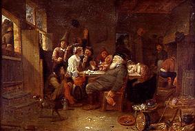 Society in a village inn. de Joos van Craesbeeck