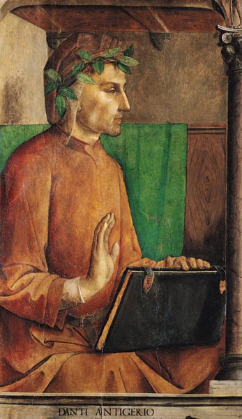 Portrait of Dante Alighieri (1265-1321) de Joos van Gent