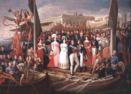Ferdinand VII Disembarking in the Port of Santa Maria de Jose Aparicio