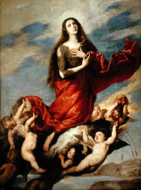 The Assumption of Mary Magdalene de José (o Jusepe) de Ribera