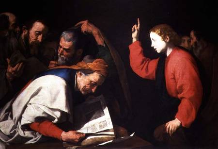 Christ among the Doctors de José (o Jusepe) de Ribera