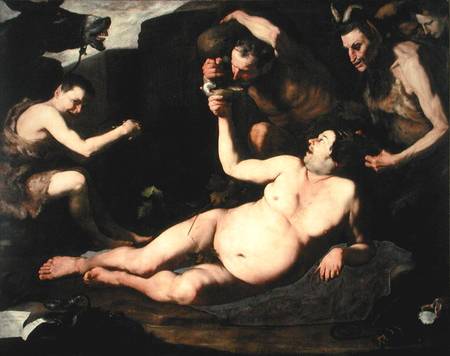 Drunken Silenus de José (o Jusepe) de Ribera