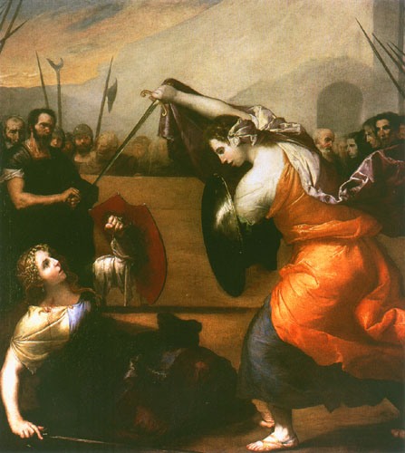 Woman fight de José (o Jusepe) de Ribera