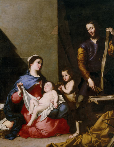 The Holy Family / Lo Spagnoletto / 1639 de José (o Jusepe) de Ribera