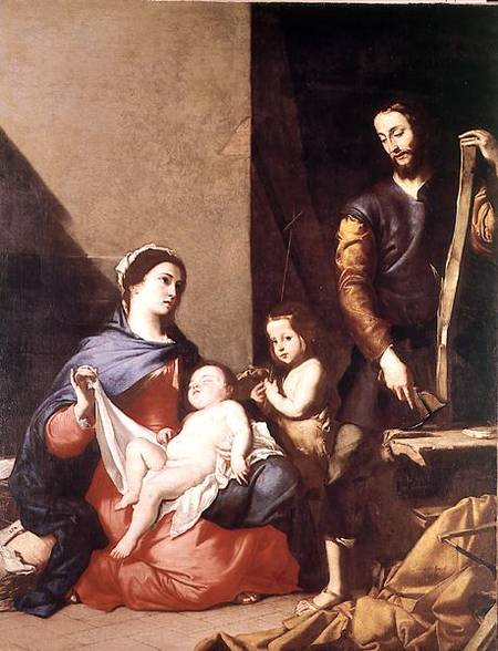 The Holy Family de José (o Jusepe) de Ribera