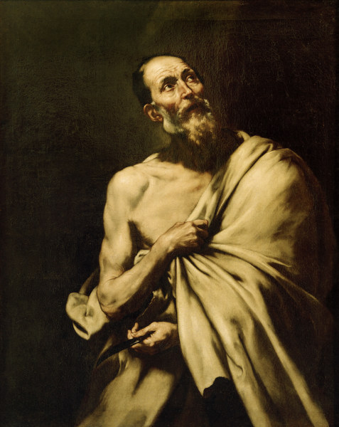 J.de Ribera, der heilige Bartholomäus de José (o Jusepe) de Ribera