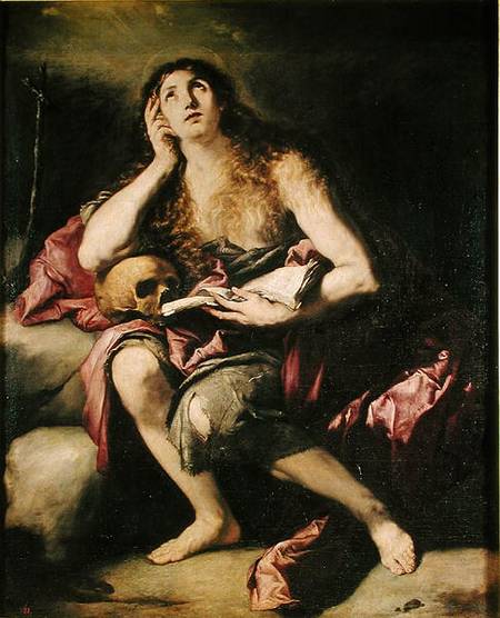The Penitent Magdalene de José (o Jusepe) de Ribera