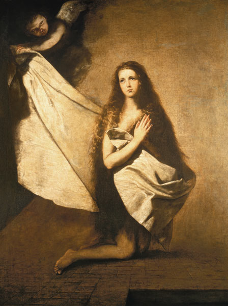Ribera, Saint Agnes in prison de José (o Jusepe) de Ribera