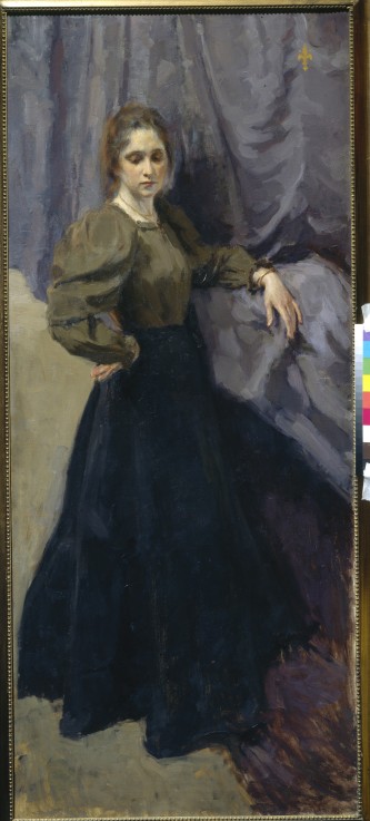 Portrait of the painter Yelizaveta Martynova (1868-1905) de Josef Emmanuelowitsch Bras
