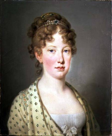 Archduchess Leopoldina of Austria de Josef Kreutzinger