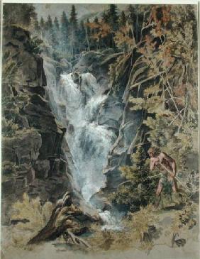 The Reichensbach Falls in Meiringen