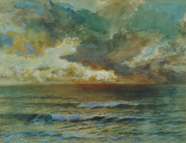 Sunset at Seascale de Joseph Arthur Palliser Severn