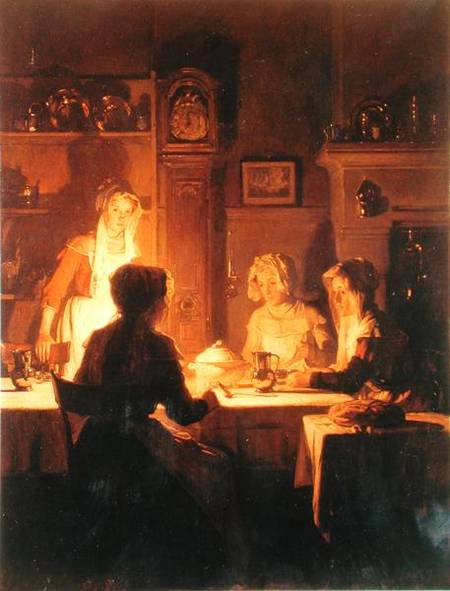 The Evening Meal de Joseph Bail