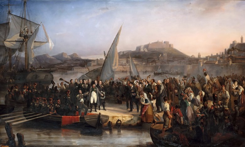 Napoleon leaving the island of Elba on February 26, 1815 de Joseph Beaume