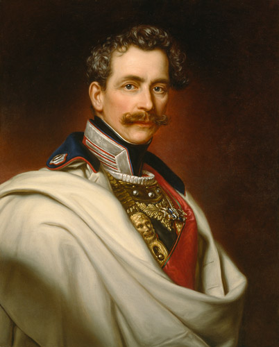Portrait of the prince Karl of Bavaria (1797-1875) de Joseph Bernhardt