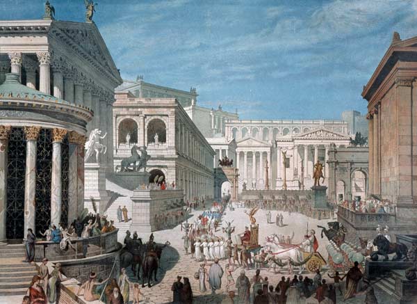 Roman life on the Forum de Joseph Bühlmann