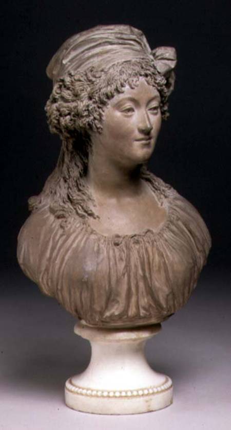 Bust of a young woman, in the Louis XVI Style de Joseph-Charles  Marin