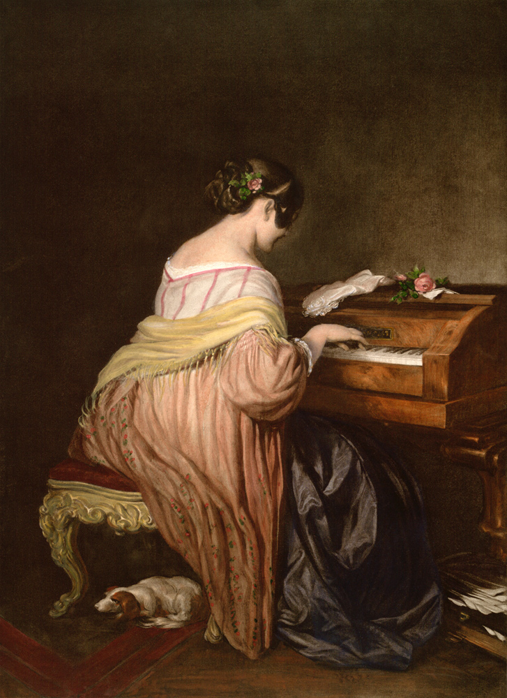 Die Klavierspielerin de Joseph Danhauser