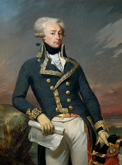 Portrait of Gilbert Motier (1757-1834) the Marquis de La Fayette as a Lieutenant General