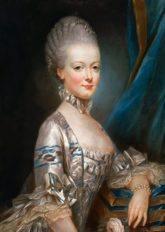 Portrait of Archduchess Maria Antonia of Austria (1755-1793), the later Queen Marie Antoinette of Fr de Joseph Ducreux