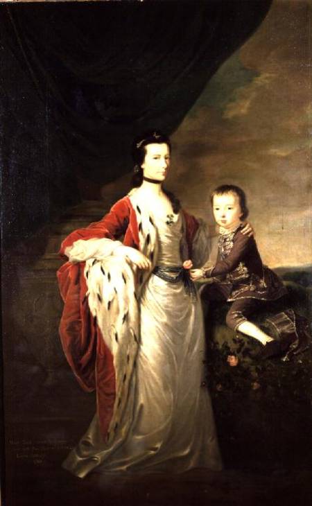 Mary, Countess of Shaftsbury and her Son, Anthony Ashley Cooper de Joseph Highmore
