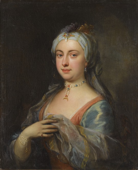 Portrait of Lady Mary Wortley Montagu (1689-1762) de Joseph Highmore