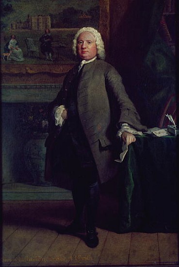Portrait of Samuel Richardson (1689-1761) 1750 de Joseph Highmore