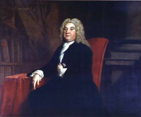 Portrait of Thomas Emerson (d.1745), a Governor of the Foundling Hospital de Joseph Highmore