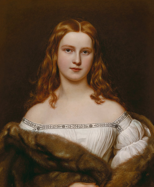 Portrait the Wilhelmine Sulzer's end of the beauti de Joseph Karl Stieler