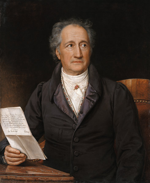 Portrait Johann Wolfgang of Goethe de Joseph Karl Stieler