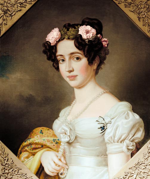 Princess Elisabeth as bride de Joseph Karl Stieler