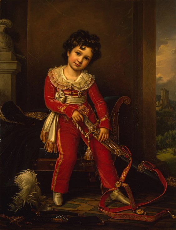 Portrait of Maximilian de Beauharnais, 3rd Duke of Leuchtenberg as Child de Joseph Karl Stieler