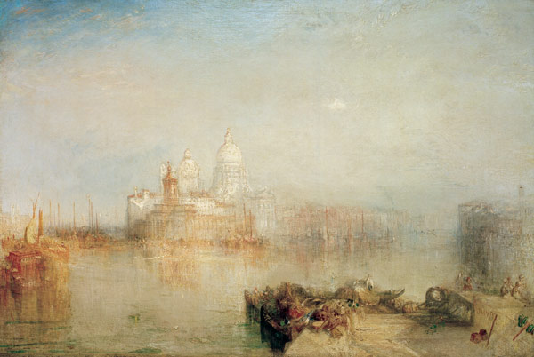 Dogana and Santa Maria della Salute, Venice de William Turner