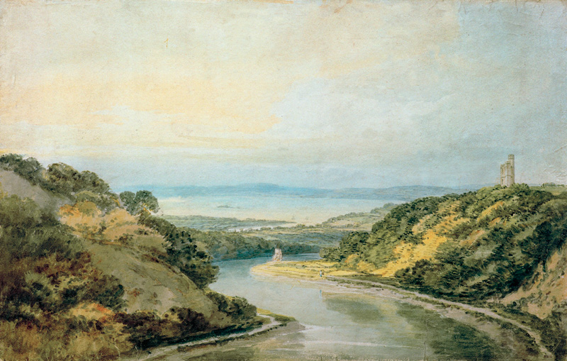 W.Turner / Avon Gorge / Watercolour de William Turner