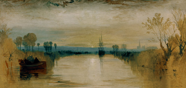 W.Turner, Chichester Canal / 1828 de William Turner