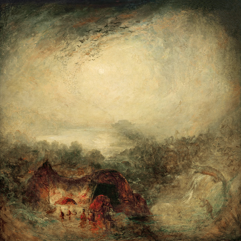 W.Turner / Evening of the Deluge / 1843 de William Turner
