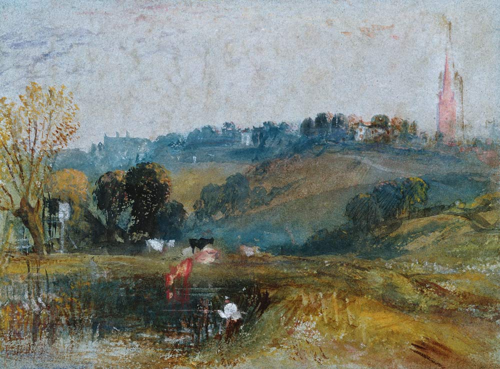 Landscape near Petworth de William Turner