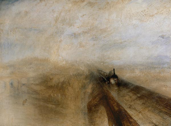 Rain Steam and Speed, The Great Western Railway, painted before 1844 de William Turner