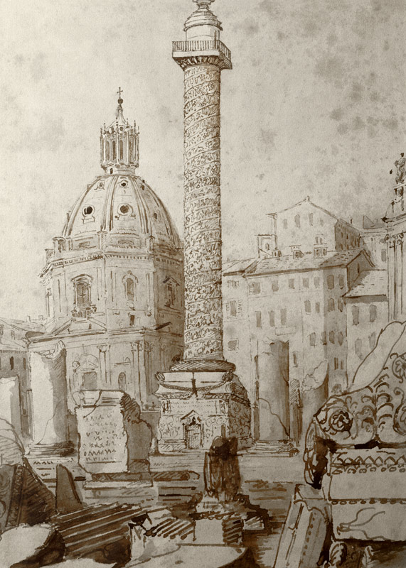 Rome / Trajan s Column / Turner / 1835 de William Turner