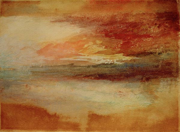 Puesta de sol en Margate de William Turner
