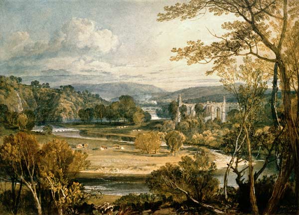Look to the Bolton Abbey, Wharfedale de William Turner