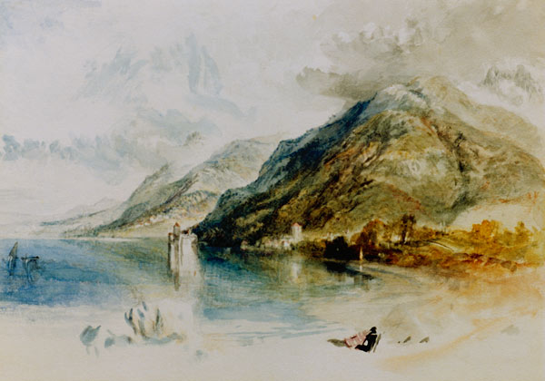 W.Turner, Schloß von Chillon de William Turner