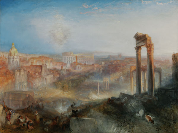 The modern Rome de William Turner