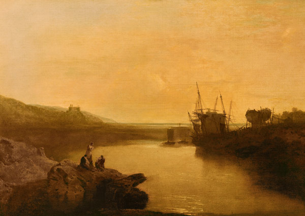 W.Turner, Harlech Castle / Gemälde de William Turner