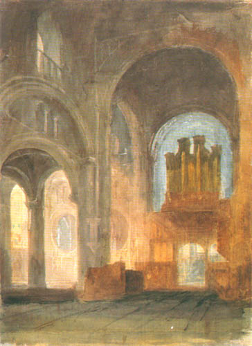 Interior view the Christian Church Cathedrale de William Turner