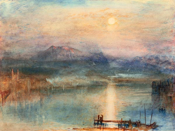 W. Turner, Lago de Lucerna / 1841/44 de William Turner