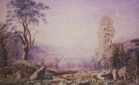 Loch Garry, Invernesshire de William Turner