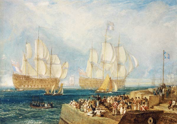 Plymouth Harbour: Towing In de William Turner